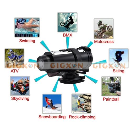 Sports Poseidon Waterproof 720P HD Action Video Camera  